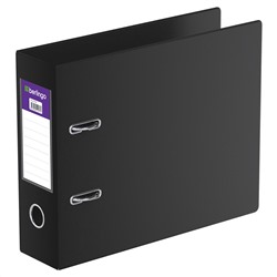 Сегрегатор А5 70мм горизонтальный ПВХ с карманом черный Berlingo ATp_77510/20/Россия