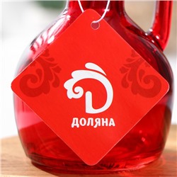 Бутылка для соусов и масла Доляна «Олио», 200 мл, h=12 см, стекло, красная
