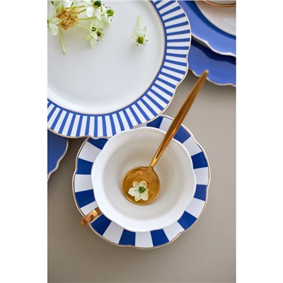 Набор кофейных пар в полоску Vintage Charm, 90 мл, 2 шт.