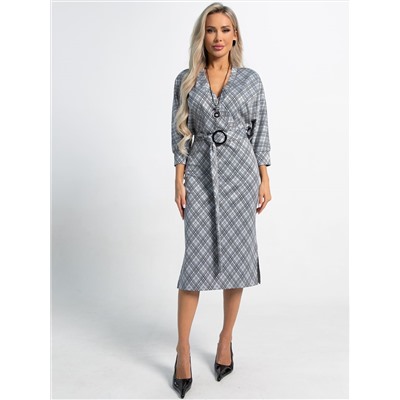 Платье Фокси (серое) П15438-4М