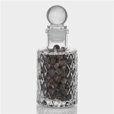 Банка для сыпучих Доляна «Холодок», 100 мл, 5×12 см, стекло, прозрачная