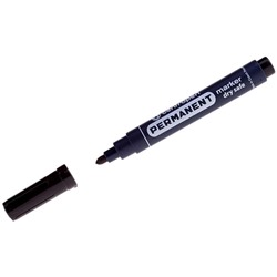 Маркер перманентный Centropen "8510" черный, пулевидный, 2,5мм, устойчив к высыханию