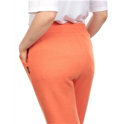 07 ORANGE Брюки спортивные женские на флисе (100% хлопок) 7986