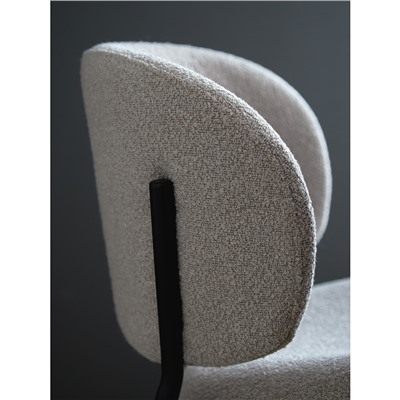 Стул Embrace, букле, серо-бежевый