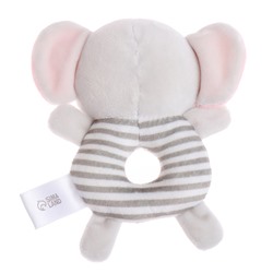 Развивающая погремушка Крошка Я «Слон», цвет серый