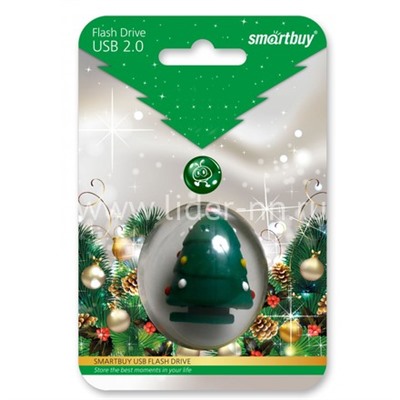 USB Flash 16GB SmartBuy Wild series Xmass tree