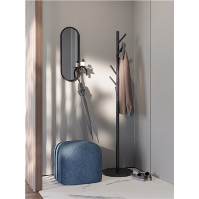 Вешалка напольная Forsty, 173 см, черная