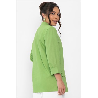 Пиджак льняной Мэрлин (зеленый) Б15429-7М