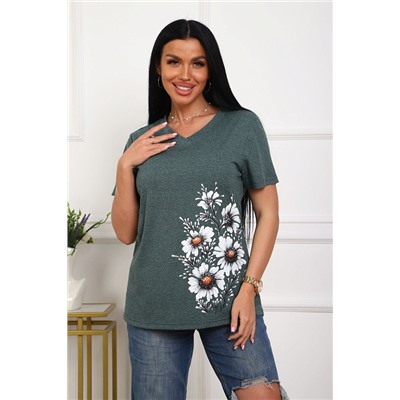 Женская футболка 29540 / зеленый