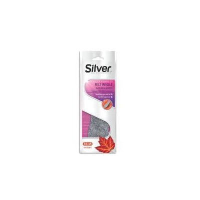 Стельки осень-зима с войлоком, Silver (размер 33-45)