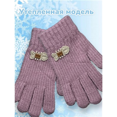 Перчатки детские для девочек Арт 2023/6 тип 2