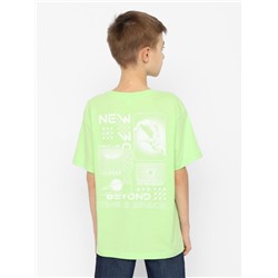 Футболка для мальчика Cherubino CSJB 63475-38-355 Ментоловый