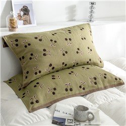 Комфортная дышащая муслиновая наволочка 52×75см