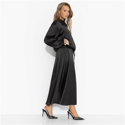 Комплект с юбкой атласный, Городская сказка (2 в 1)