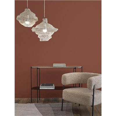 Светильник подвесной Vinger, Ø34х35 см, бежевый