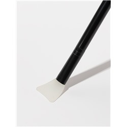 Кисть для масок, силиконовая, 15(±1) см, чёрная, белая