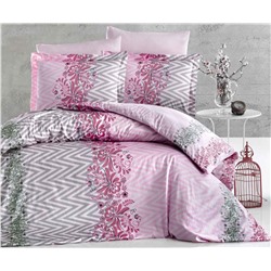 2 сп. Евро Комплект Постельного Белья Cotton Saten Leona - Altınbaşak