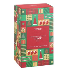 Подсвечник декоративный Trige из коллекции New Year Essential, 21 см