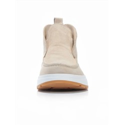 01-5280-10 LT. BEIGE Ботинки демисезонные женские (натуральная замша, байка)