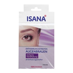 ISANA EntHaarungsstreifen Карандаш для бровей 20 шт.