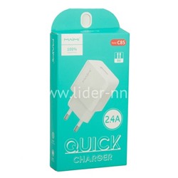 СЗУ 1 USB выход (2400mAh/5V) MAIMI C85 (белый)