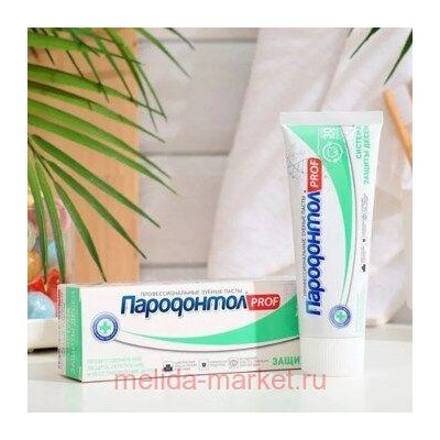 Пародонтол PROF Зубная паста Система защиты десен в тубе в футляре 93 мл
