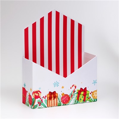 Конверт для подарка «Новогодние сладости», 18×24×7 см