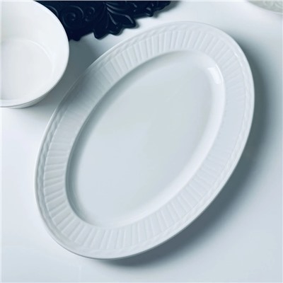 102-174 Набор из 2 овальных блюд 30,5х20х3,5см СЕРЕНА в под.уп.(х12)Фарфор