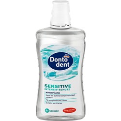 DONTODENT Sensitive Intensiv-Schutz Mundspulung Ополаскиватель для полости рта Интенсивная защита для чувствительных зубов, для взрослых и детей от 12-ти лет, 500 мл