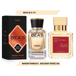 Beas U711 Mаisоn Frаnсis Kurkdjian Baccarat Rouge 540 edp 50 ml, Парфюм унисекс Beas U711 создан по мотивам аромата Mаisоn Frаnсis Kurkdjian Baccarat Rouge 540