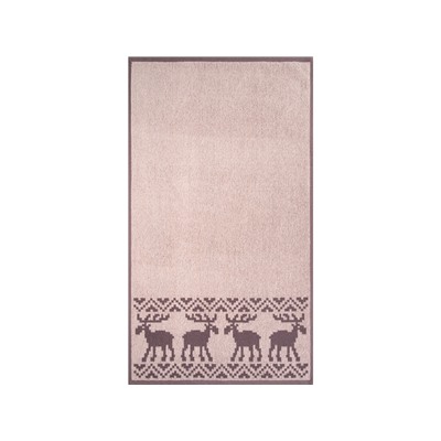 Полотенце махровое 6с103.412ж1 Оленики(т.с.мальв1) 50х90см