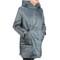ZW-2181-C GRAY/GREEN Куртка демисезонная женская BLACK LEOPARD (100 гр.синтепона)
