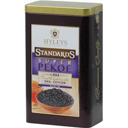 HYLEYS. StandartS. Super Pekoe №904 80 гр. жест.банка