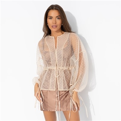 Жакет нарядный, Вершина восхищения (молочный)