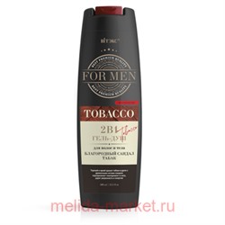 Витекс Tobacco Гель-душ для волос и тела с феромонами 2в1 Благородный Сандал и Табак For men 400 мл