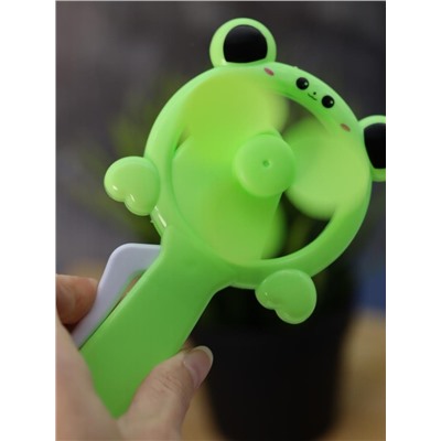 Портативный механический ручной вентилятор «Panda», mix, шоу-бокс 24 шт.