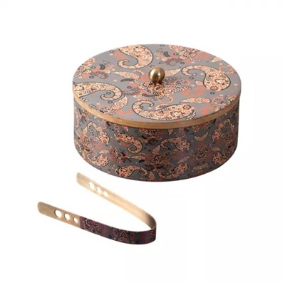 Роти-бокс с щипцами, Wooden Casserole for Roti (NRWCB4), произв. Nestroots