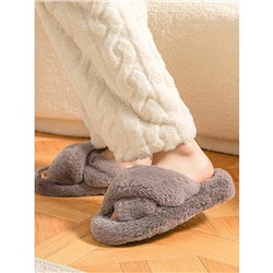 Тапочки «Cross» серые