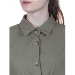 801 Платье хлопковое с поясом Fashion