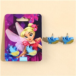 Серьги детские «Птички», гвоздики