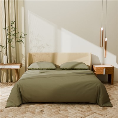 Постельное бельё LoveLife 2сп Ripe olive 175х215см, 200х225см, 50х70см-2шт, 100%хлопок, сатин, 125г/м