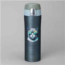 ТЕРМОКРУЖКА CAT 420 МЛ, КОЛБА НЕРЖ.СТАЛЬ 18/10