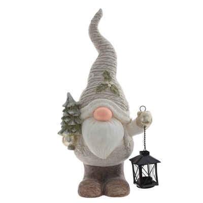 GAEM Фигурка декоративная "Гном" (с подсвечником), L27 W17 H51 см, 2в.