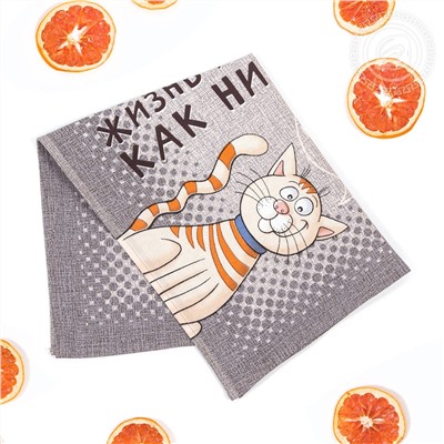 Набор из 3-х кухонных полотенец Кошачьи тайны