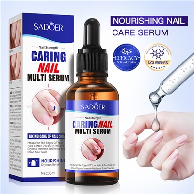 Питательная мультиактивная эссенция для ногтей SADOER Garing Nail Multi Serum, 30 мл