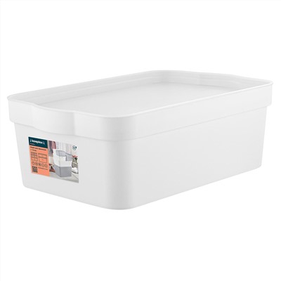 Ящик для хранения Keeplex Trendy 6 л 32х21,1х11 см KL350211006 белый