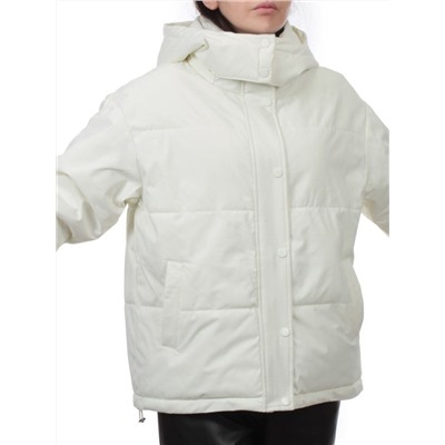S24-268 MILK Куртка демисезонная женская (100 гр. холлофайбер)