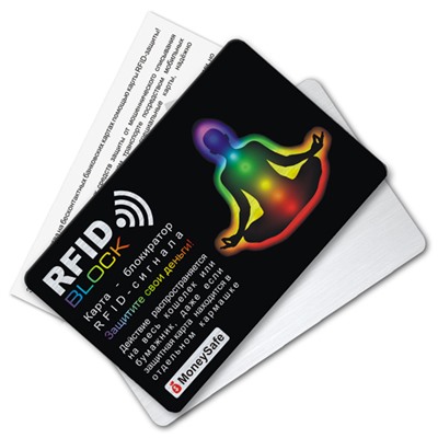 RF036 Защитная RFID-карта Гармония чакр, металл