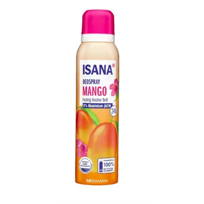 ISANA Deospray Mango Дезодорант Спрей Манго  150 г