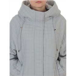 8039 LT. BLUE Куртка стеганная демисезонная женская (100 гр. холлофайбер)